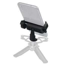 Bicycle Mobile Phone Holder Clip For Gopro Camera Flash Microphone w/ Spirit Level Cold Shoe Mount 1/4" 3/8" Tripod Head Bracket