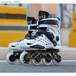 Inline Roller Skates Roller Skates Skating Shoes Adult Childrens Full Set of Inline Skates Beginner Men And Women Adjustable 4-wheel Skates Y240410