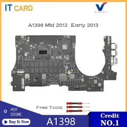 Screen Original Tested Macbook Pro Retina 15" Logic Board A1398 Motherboard 8203332A Core i7 8G 16GB Mid 2012 Early 2013 years