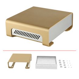 Aluminium Project Box Sheet Metal Inverter Bending Case Industrial Aluminum PCB Board Custom Electronics Housing 208.4*71.5MM
