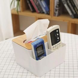 Tissue Box Wooden Cover Toilet Paper Box Solid Wood Napkin Holder Case Simple Stylish Home Car Tissue Paper Dispenser