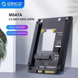 Cards ORICO S22TMS mSATA to 2.5 Inch SATA 22PIN Adapter SSD Adapter Card Full Height Size Supported mSATA to SATA3 SSD For mSATA SSD