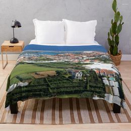 Blankets Vila Franca Do Campo Azores Throw Blanket Kid'S Cosplay Anime