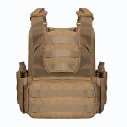 Military Airsoft Paintball Tactical Vest, Plate Carrier, Bullet Proof Vest, Outdoor Hunting Accessories, 1000D