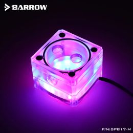 Cooling Barrow modified pump box integrated, Hightransmittance acrylic plate mini micro ITX tank RGB water pump expansion kit SPB17M