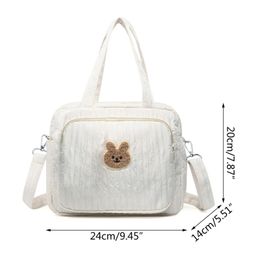 Mother and Baby Nappy One Shoulder Crossbody Bag for Bottle Diaper Store