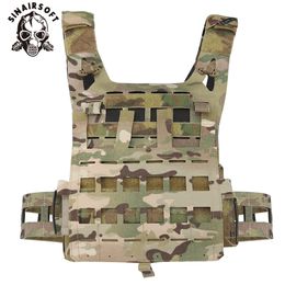 Tactical Lightweight SPC Vest MOLLE With Protective Insert JPC Modular CS Wargame Hunting Plate Carrier Laser Cut Chest Hanging