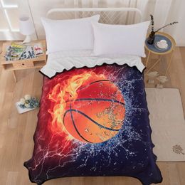 Luxury Blankets for beds Sports Style with Football Basketball Baseball Gift for kids Boys Weighted Blanket Soft Blanket New