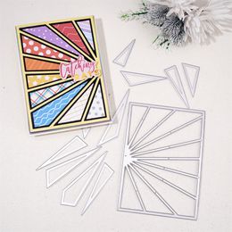 InLoveArts Craft Hole Rectangle Frames Metal Cutting Dies Cut Background Stencil Mold Scrapbook Album Paper Card Craft Embossing