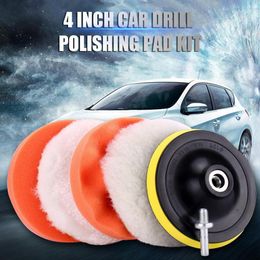 Car Polish Pad 3/4inch For M10/M14 Soft Wool Machine Waxing Polisher Car Body Polishing Discs Cleaning Removes Scratches Tool