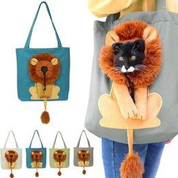 Cat Carriers Pet Dog Carrier Bag For Cts/Dogs Outdoor Travel Set Single Shoulder Small Canvas