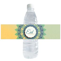 Eid Mubarak Party Decor Water Bottle Stickes Labels Seal Sticker Gift Bag Stickers DIY Decor Supplies Muslim Islamic Festival