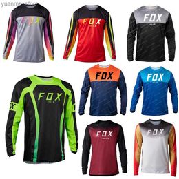 Cycling Shirts Tops Mens Downhill Jerseys BAT Camiseta T-Shirts Offroad DH Motocross Jersey Quick-Dry Cycling Jersey Maillot Ciclismo Hombre Y240410