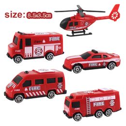 Fireman Cake Topper Fire Truck Happy Birthday Cake Topper Firefighter Themed Cake Decor for Adults Kids Birthday Party Supplies