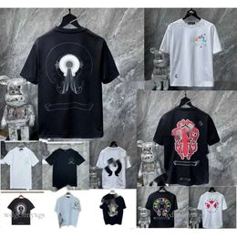 Chromeees Designer Man T Shirt Summer Shirts Heart Tshirt Women Tee Ch Prints Oversize Breathable Hip Hop 20 Gt1e