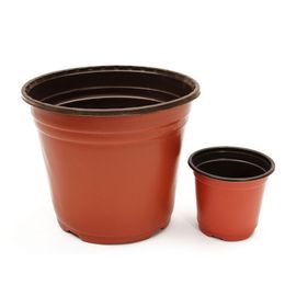 20Pcs/lot Plastic Nursery Pot Flowerpot Desktop Potted Plant Seedlings Planter Pots Home Tool Contain 2 Sizes