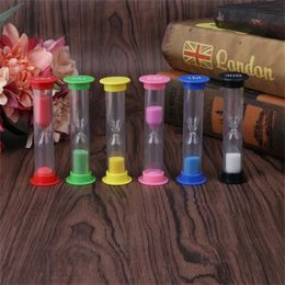 6Pcs Kid 6 Colors Classroom Game Sand Clock Timer Montessori Toys Hourglass Sandglass Home Decor Toys for Children Dla Dzieci