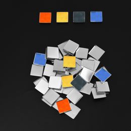 50pcs Eye Shadow Palette Empty Refillable Small Makeup Powder Samples Packing Storage Organizer Square Round Metal Pans New