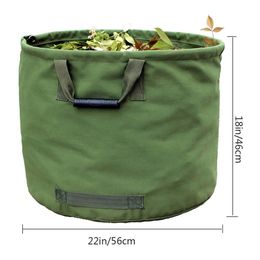 Garden Equipments Leaf Storage Bag Gardening Tools Fallen Branches Bags Reusable Durable Black Agricultural And Forestry Pouches