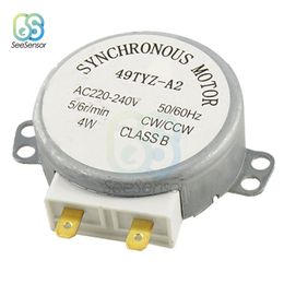 220-240V 4W 50Hz CW/CCW Microwave Turntable Synchronous Motor for Air Blower TYJ50-8A7 49TYZ-A2 Microwave Oven Tray Motor