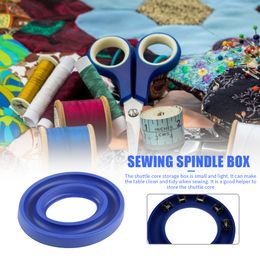 DIY Portable Bobbin Holder Silicone Round Sewing Needles Saver Handicraft Storage Box Quilting Thread Tool Organizer Sewing Tool