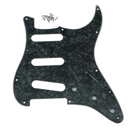 Dopro 11 Hole Vintage 62 ST SSS Single Coil Pickups Guitar Pickguard Scratch Plate for Strat with Screws for Fender American ST