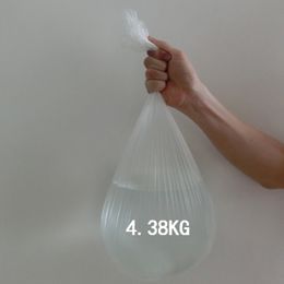 60x80cm White Trash Bags Household Kitchen Disposable Plastic Bags Hotel Transparent Garbage Trash Bags Cleaning Supplies