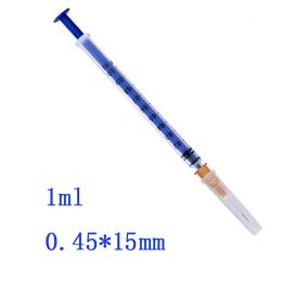 10/20/50Pcs Disposable Syringe With Needle 1ML Sterile Individual Package For Scientific Lab Refilling Feeding Liquid Measuring