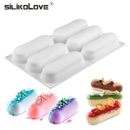 SILIKOLOVE Striped Mousse Cake Mold Silicone Pastry Mold for Sweets Cake Forms Tray DIY Homemade French Dessert Tools