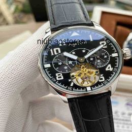 Watch Luxury Men Stainless Steel Automatic Mechanical Black Brown Leather Daydate Moonphase Blue Sapphire Watch Waterproof Wristwatches Designer