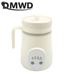 Ceramics Mini Electric Water Kettle Thermal Heating Cup Boiler Soup Health Pot Stew Porridge Noodle Slow Cooker Milk Heater 0.6L