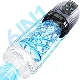 Automatic Male Masturbator,Sex Toys for Men,7 Rotating and Sucking Fully Waterproof Masturbation Cup,Men's Pocket Pussy Hands Free Masterburbater with