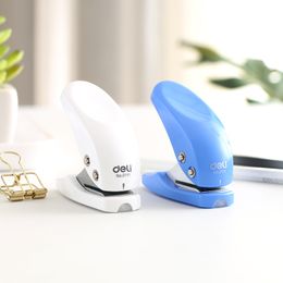 Deli Creative Small Hole punch scrapbook ticket clamp stationery binding printing paper DIY manual puncher Office Tool Supplies