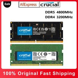 RAMs Crucial 100% Original Laptop Memory DDR4 3200MHz 8GB 16GB 32GB DDR5 4800MHz For Laptop Dell Lenovo Asus HP Computer Memory Stick