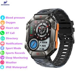Control New Men's Smart Watch Bluetooth Call IP68 Waterproof Blood pressure Heart Rate Sleep Monitoring Outdoor Sport Smartwatch Men