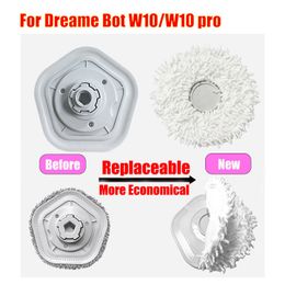 For Dreame W10 Pro Mop Multiple Washable Upgrade Mop Robot Cleaner Replace Kits Self-Clean Detachable Cloth Rags Accessories