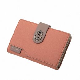 nubuck Leather Wallet Women Medium Design Purse Card Holder Women Clutches Mey Bags Wallets Ladies Vintage Brand Wallets G1Sr#