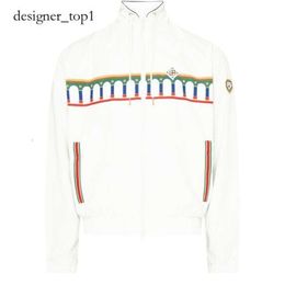 Casablanc Jacket Designer Casa Blanca Casual Poat Lange Reckteck Jacket Casa Blanca Man Wave Shell