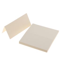 50x Blank Kraft Paper Place Name Card Rustic Wedding Table Cards Twine Bow