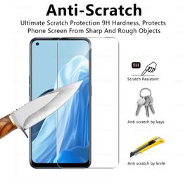 2PCS 10D Tempered Glass Case For Oppo Reno7 5G 6.43" Screen Protector For Reno 7 5G CPH2371 Safety Clear Protective Film Cover