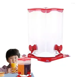 Water Bottles Cold Kettle With Faucet Large Capacity Drink Dispenser 3 Rotatable Grids Juice Jug For Home Fridge Outdoor Bar Wedding Party