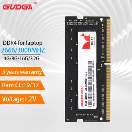 RAMs GUDGA DDR4 Memoria Ram 4GB 8GB 16GB 32GB Memory ram 2666MHZ Sodimm 1.2V 260Pin Dual Channel For Notebook Laptop Computer