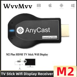Box TV Stick Wifi Display Receiver Anycast DLNA Miracast Airplay Mirror Screen HDMIcompatible M2 Plus Android IOS Mirascreen Dongle