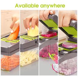 Kitchen Accessories Multifunctional Vegetable Cutter Mandolin Slicer Fruit Cheese Tool Steel Blade Potato Slicer Carrot Grater