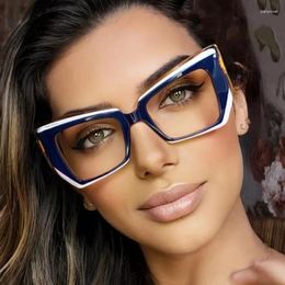 Sunglasses Dazzling TR Anti-blue Light Glasses Women's Fashionable Artistic Eyeglasses Frame Blue Blocking