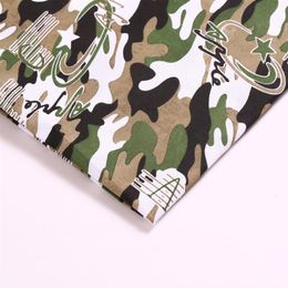 50*150cm Camouflage printing polyester fabric plain weave fabric composite PVC for Clothes tablecloths luggage accessories DIY