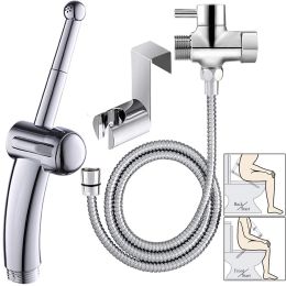 Shower Clean Body Woman Washer Spray Gun Head Vagina Flushing Toilet Bottom Vaginal Anal Implement Shower Head Bidet Set