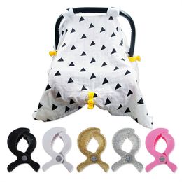 4pc/lot Baby Colourful Car Seat Accessories Plastic Pushchair Toy Clip Pram Stroller Peg To Hook Cover Blanket Mosquito Net Clips