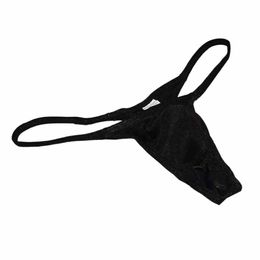 Men's Briefs Sexy G-string Jockstrap Underwear Solid Colour Low Waist Underpants Drawing Bikini String Thong Male New Clothes
