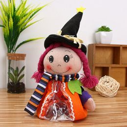 1 x Halloween Candy Bags Cute Doll Candy Jar Storage Bottle Holder Kids Sweet Gift 3 Styles